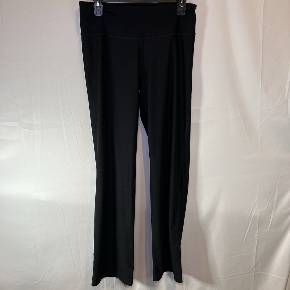 Energy Zone Women's Straight Leg Yoga Black Pants Size Medium Athletic Soft
